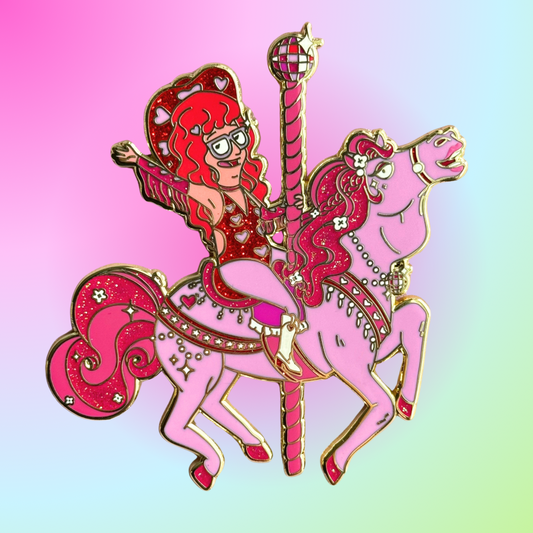 Pink Pony Enamel Pin