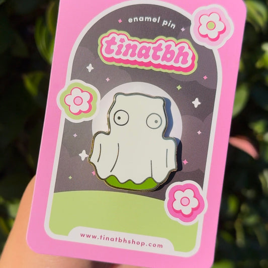 Spooky Ghost Enamel Pin