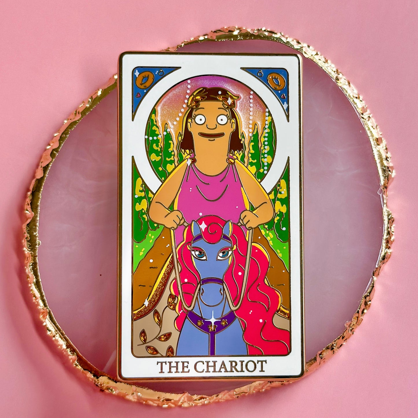 The Chariot Enamel Pin