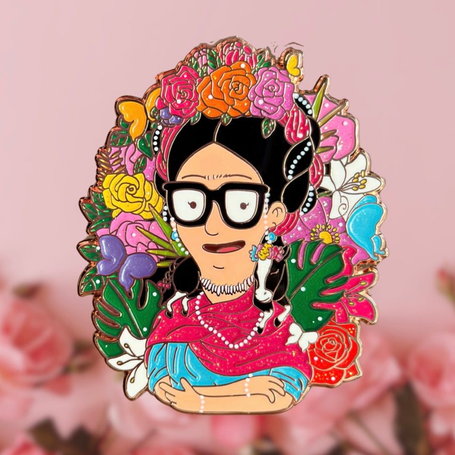 Tina Kahlo Enamel Pin - [ROSE GOLD PATREON VARIANT]