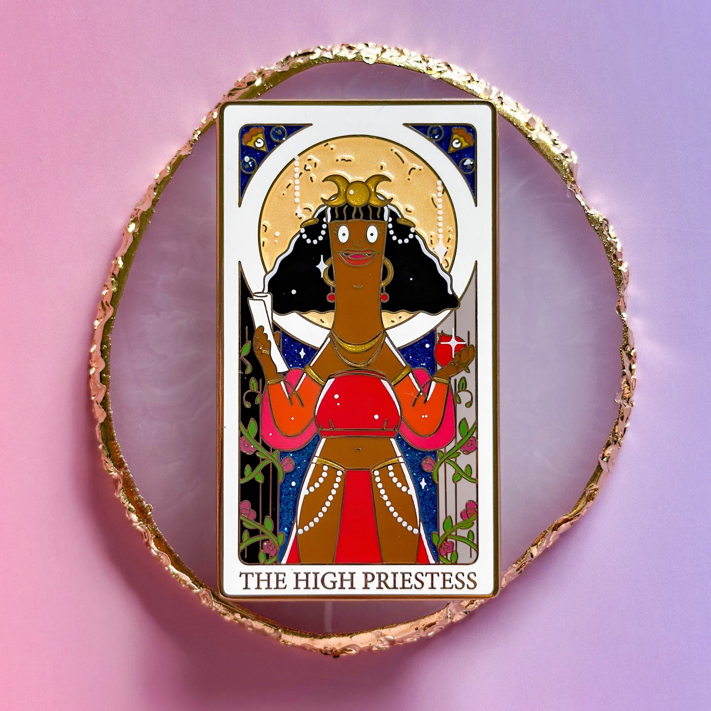 The High Priestess Enamel Pin