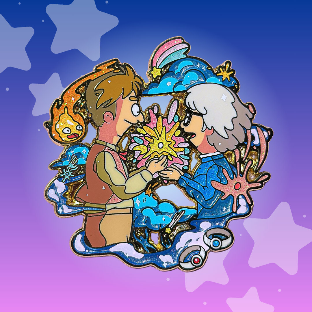 The Boy Who Swallowed a Star Enamel Pin