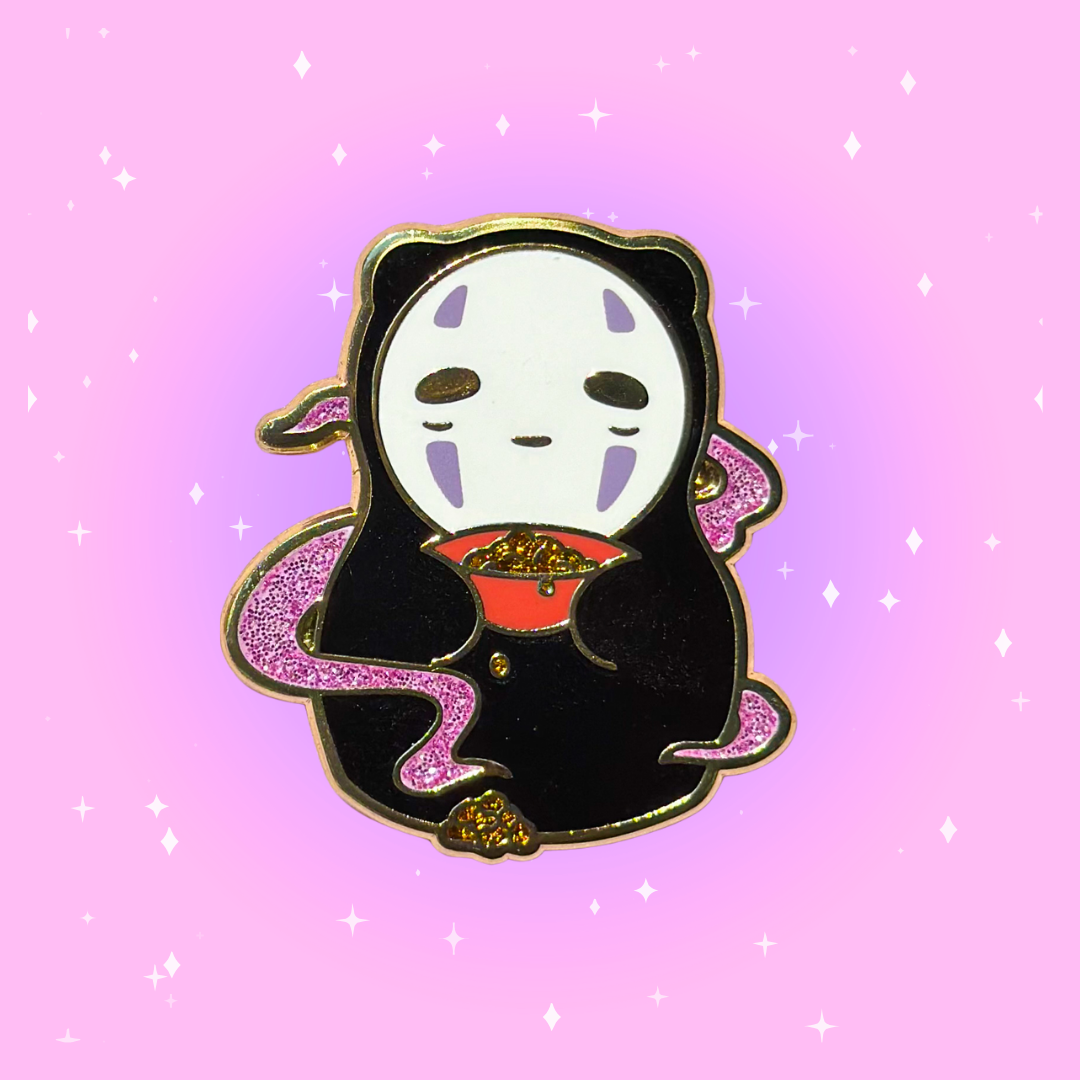 Faceless Spirit Enamel Pin