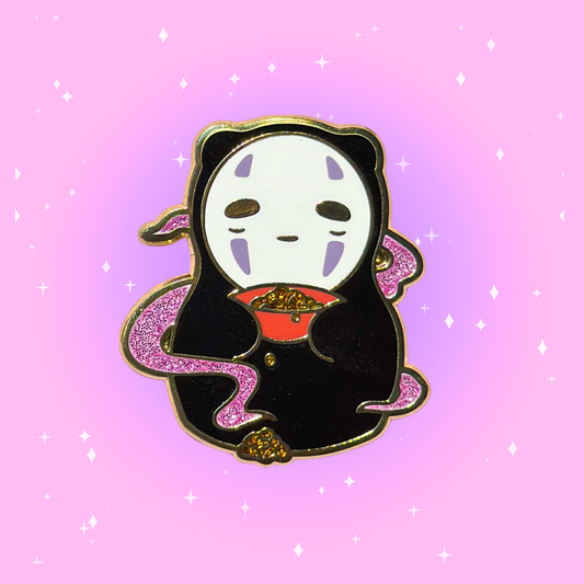 Faceless Spirit Enamel Pin