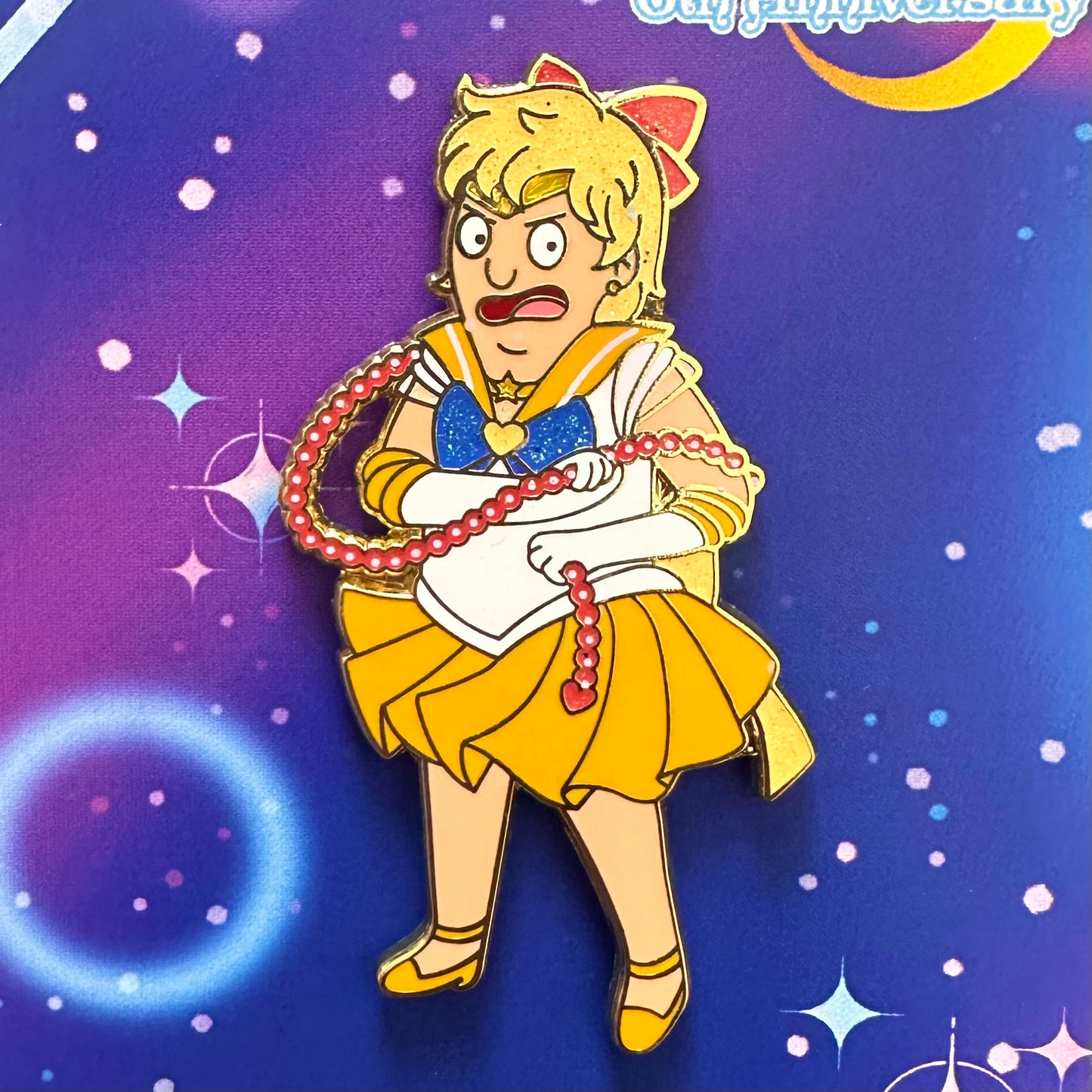 Super Sailor Gene Enamel Pin - [B GRADE]