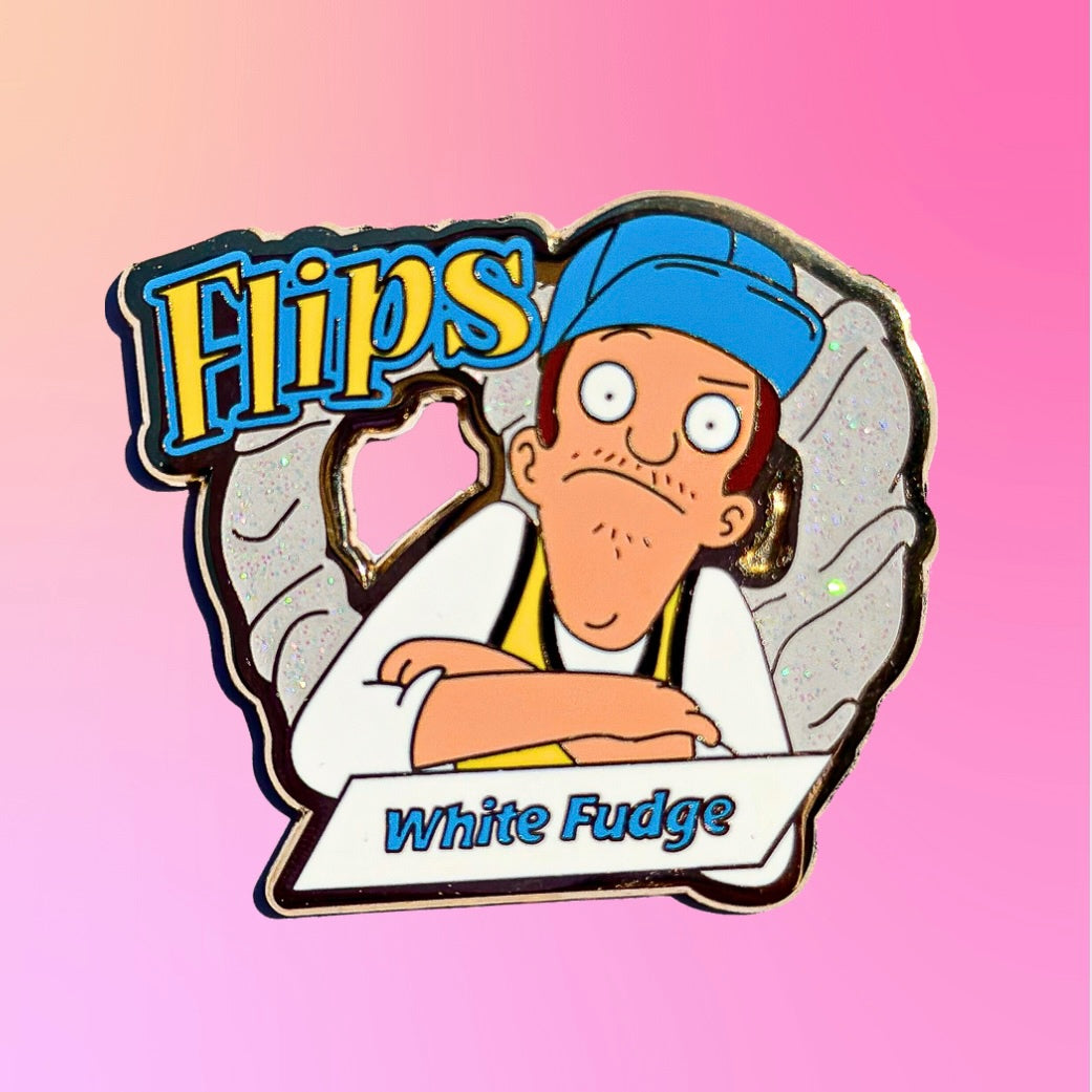 Flips Enamel Pin