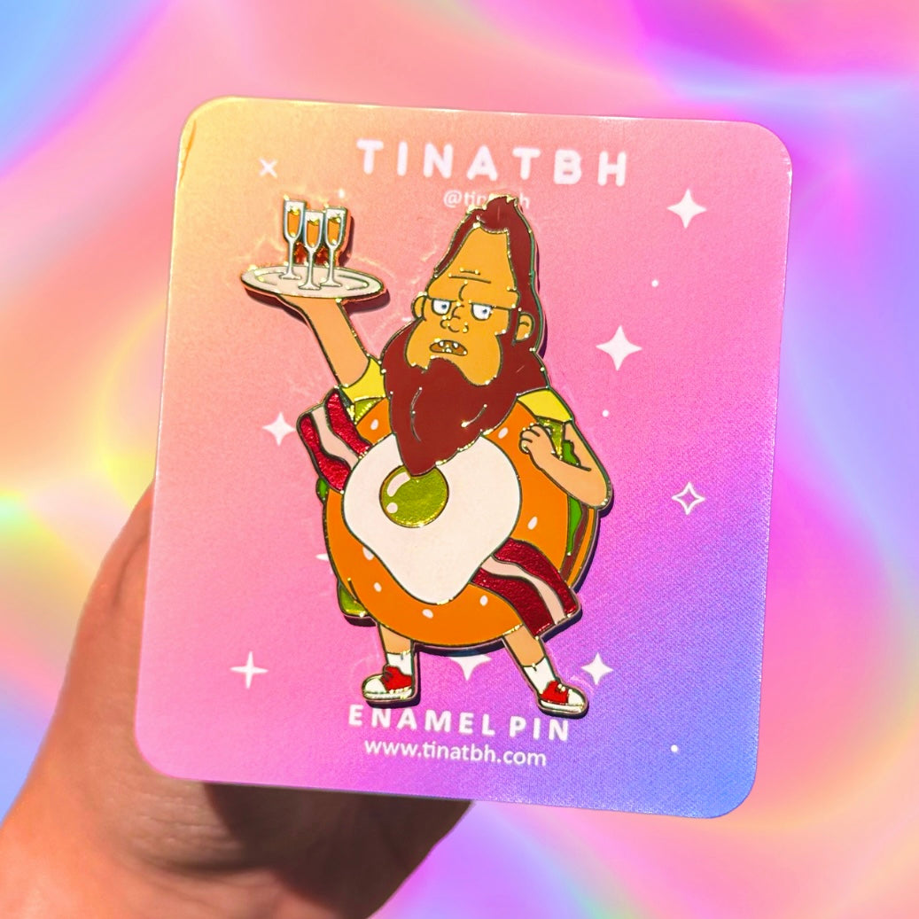 Big Boy Brunchsquatch Enamel Pin