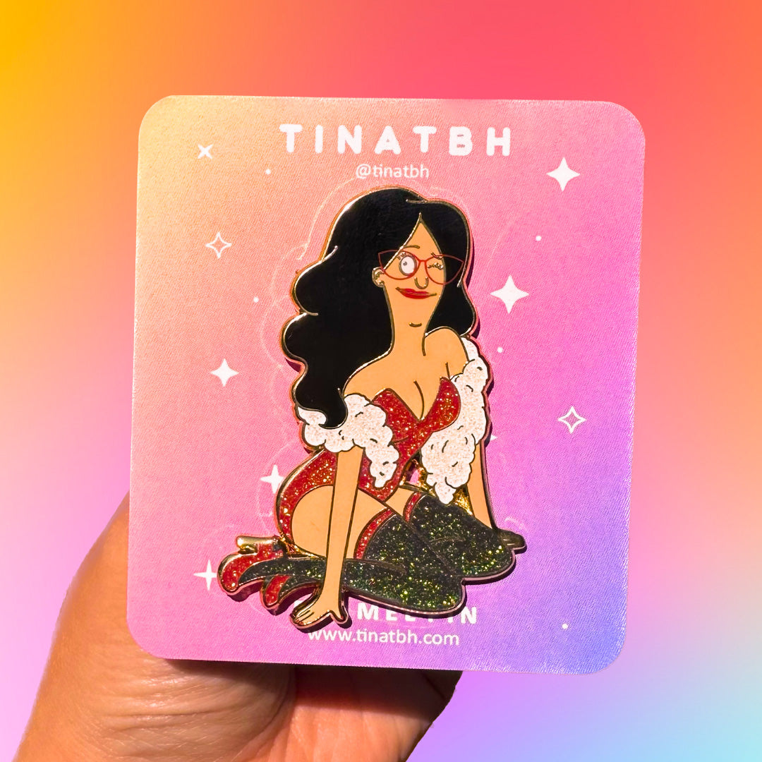 Pin Up Linda Enamel Pin