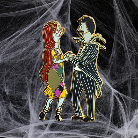 Linda and The Pumpkin King Enamel Pin