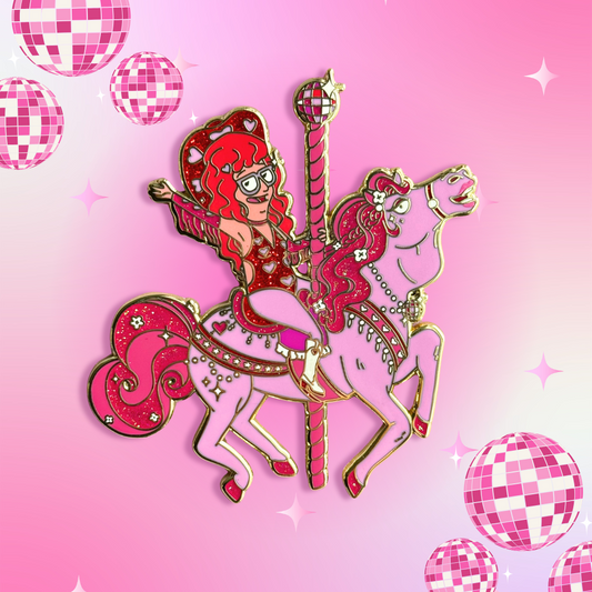 Pink Pony Enamel Pin