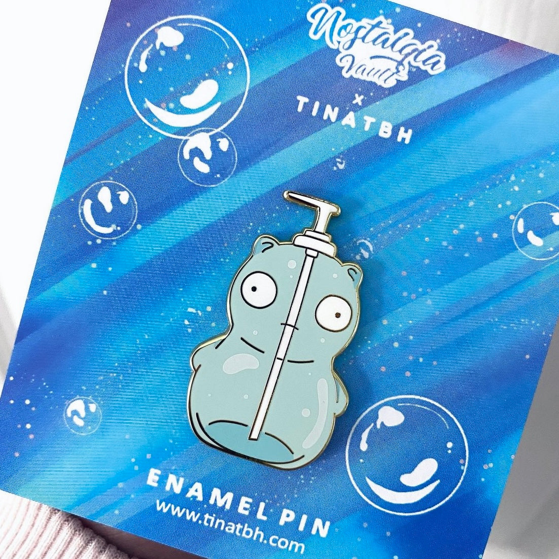 Kuchi Kopi Hand Sanitizer Enamel Pin