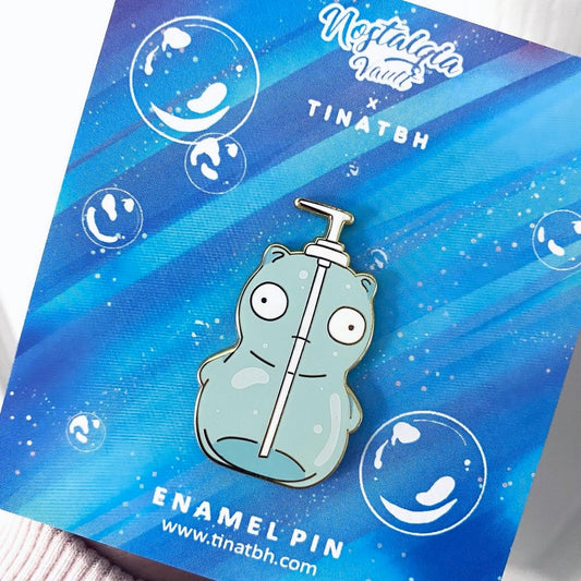 Kuchi Kopi Hand Sanitizer Enamel Pin