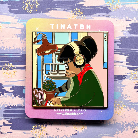 Lofi Tina Enamel Pin